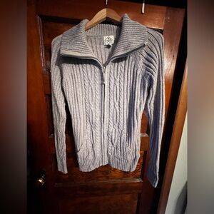 St. John's Bay Light Gray Cable Knit Sweater